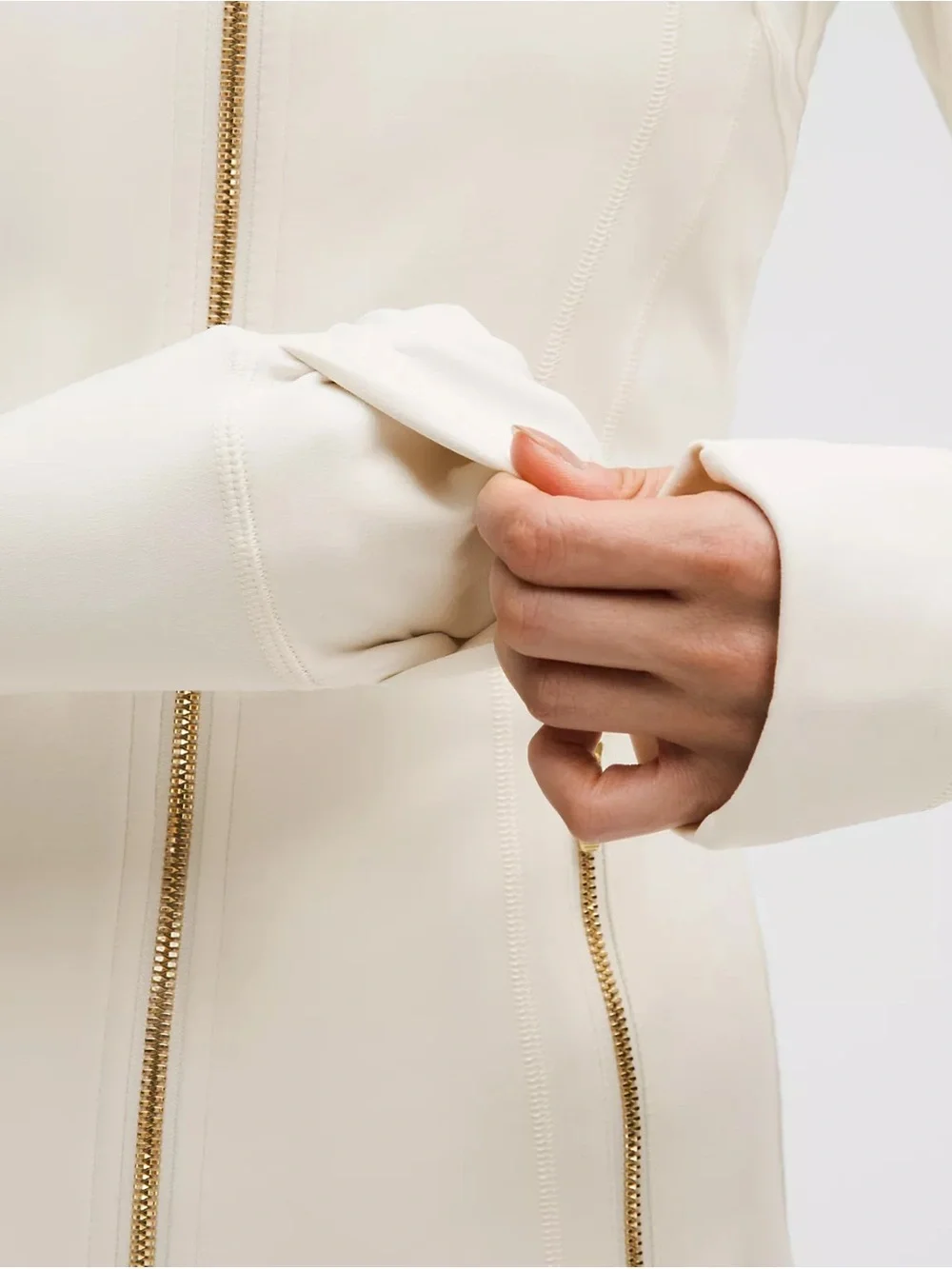 lululemon athletica Cream Full-Zip Women's Jacket